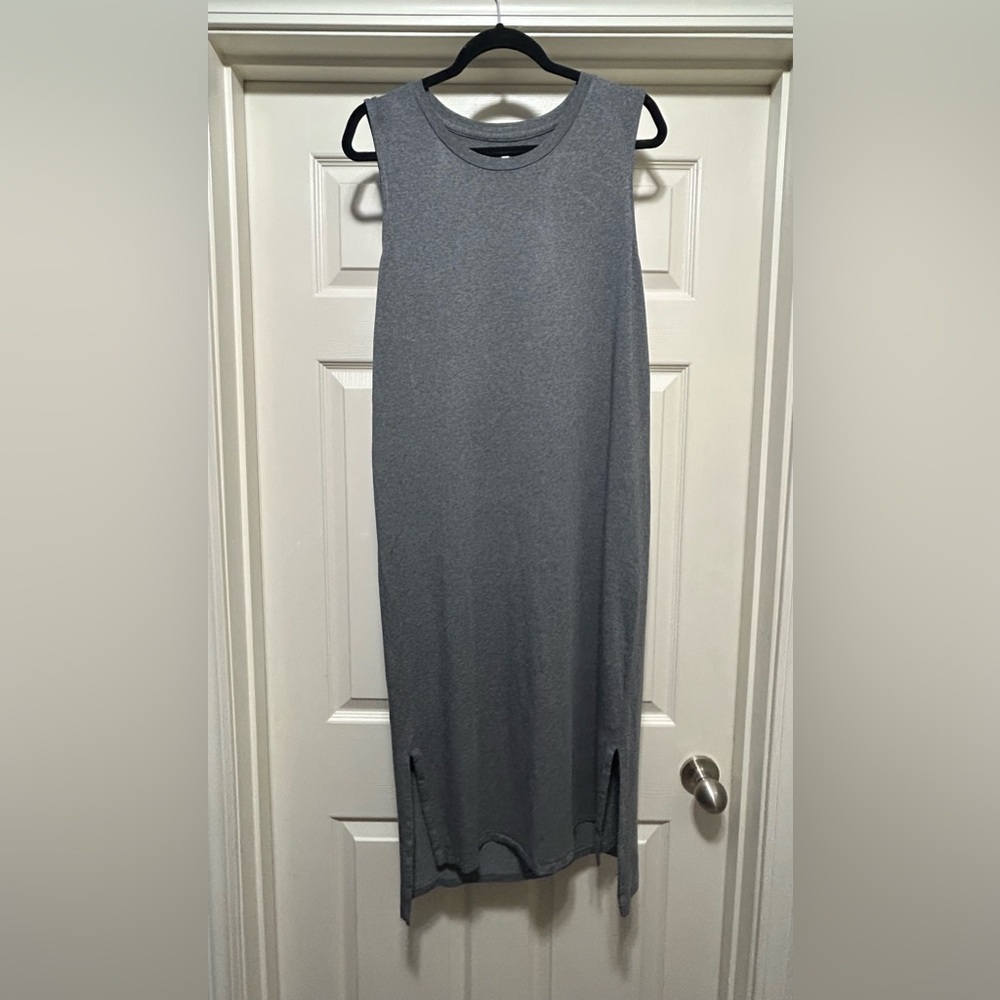 EUC Madewell Gray Sleeveless Crewneck Dress Size Medium